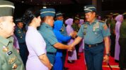 Panglima TNI Laksamana TNI Yudo Margono pimpin Kenaikan pangkat 65 Perwira Tinggi (Pati) TNI tiga matra berdasarkan Keppres Nomor 88
