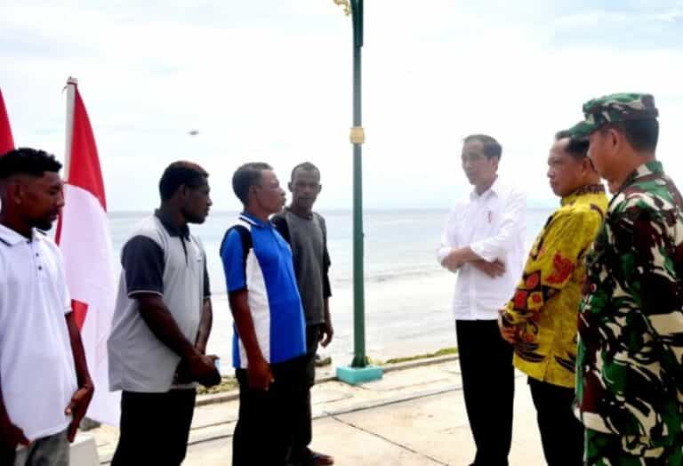 Presiden RI Jokowi Dorong Pengelolaan dan Penyaluran Hasil Laut di Biak Numfor Papua