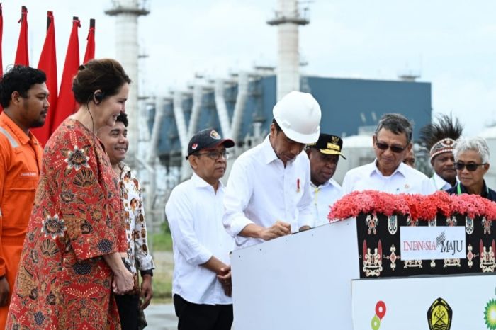 Presiden Jokowi Resmikan PSN Tangguh Train 3 di Teluk Bintuni, Papua Barat