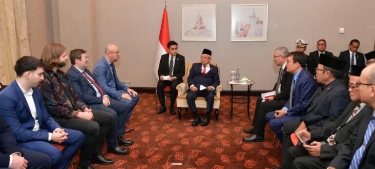Bertemu Yayasan Islam Slovakia, Wapres KH Ma’ruf Amin Ajak Gaungkan Islam Moderat dan Toleran di Eropa