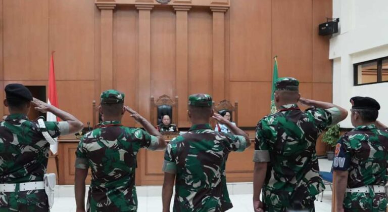 Sidang lanjutan  kasus pembunuhan berencana yang dilakukan oleh para tersangka Praka RM,  Praka HS dan Praka J terhadap Imam Masykur