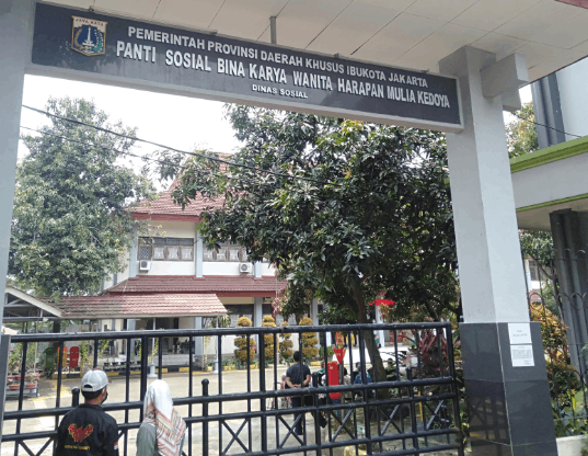 Panti Sosial Bina Karya Wanita Harapan Mulia Kedoya, Jakarta Barat.