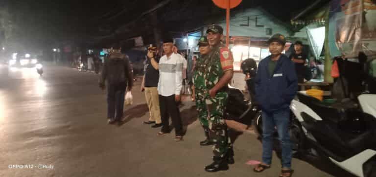 Jaga Kondusifitas Wilayah Binaan Teritorial, Koramil Cakung Giat Apel Cipkon Bersama Forkopimcam