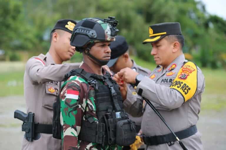 Kapolres Pegunungan Bintang Pimpin Apel Gelar Pasukan Ops Lilin Cartenz 2023
