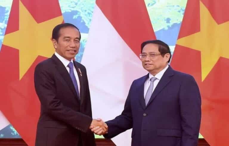 Pertemuan Bilateral Ketua Majelis Nasional Vietnam, Presiden Jokowi Bahas Kerja Sama Energi Terbarukan hingga Antarparlemen