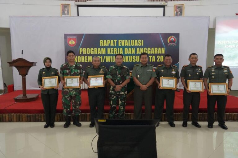 Korem Wijayakusuma Lakukan Evaluasi Progjagar 2023 dan Penyusunan Rancangan Awal Renja Satker TA 2024