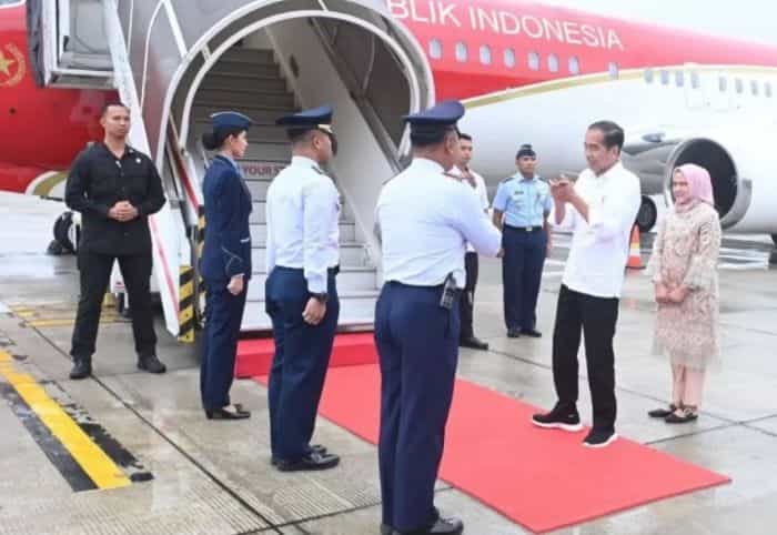 Presiden Jokowi Didampingi Ibu Iriana Bertolak ke Deli Serdang, Sumatera Utara