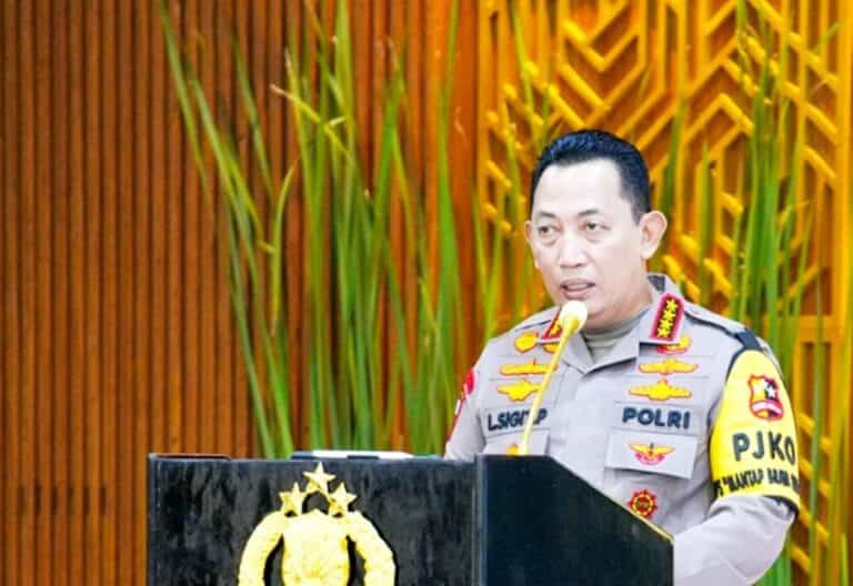 Kapolri Jenderal Polisi Drs Listyo Sigit Prabowo Buka Rakernis Gabungan 5 Divisi Satker Polri