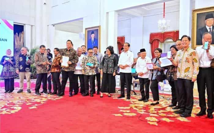 Presiden Jokowi dan Anggota Kabinet Indonesia Maju Sampaikan SPT Pajak 2023 
