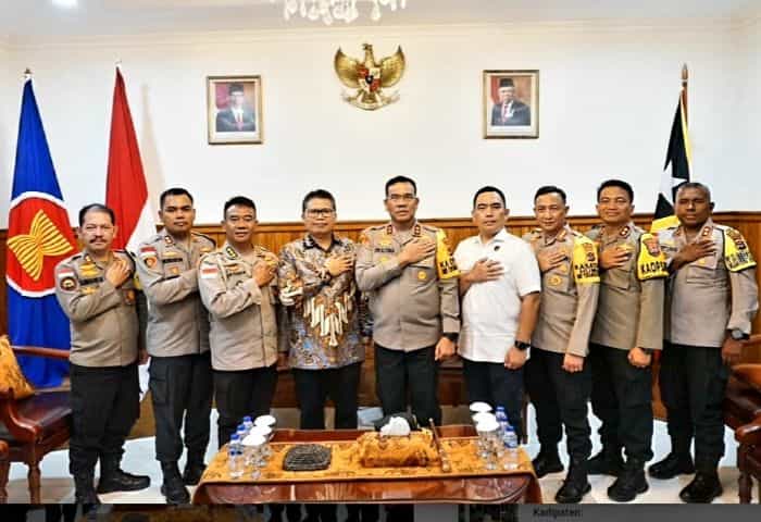 Kapolda NTT Kunjungi Kedutaan Besar RI di Dili