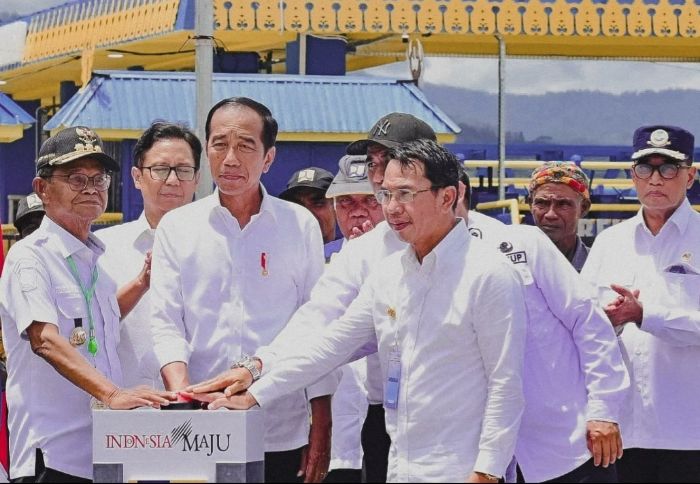 Presiden Jokowi Resmikan Rekonstruksi Daerah Irigasi Gumbasa, Dukung Ketahanan dan Kedaulatan Pangan