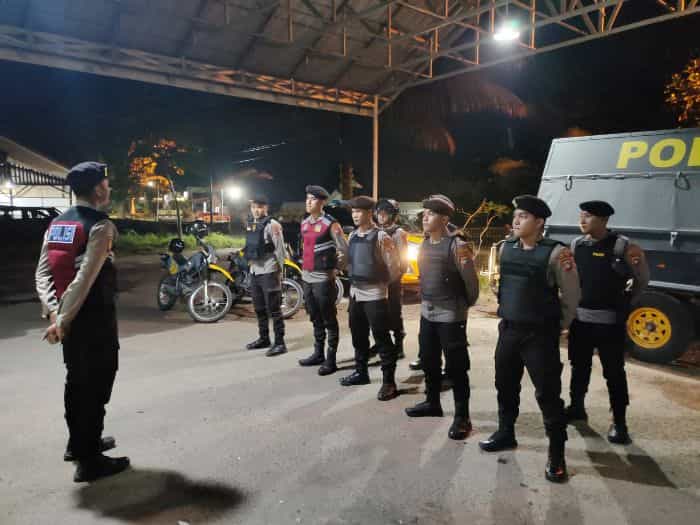 Cegah Balap Liar, Polres Belitung Lakukan Patroli KRYD