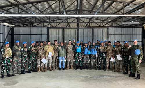 Indobatt Sukses Menyelenggarakan Pelatihan Perlindungan Pengawalan dan Konvoi Kepada Personel UNIFIL