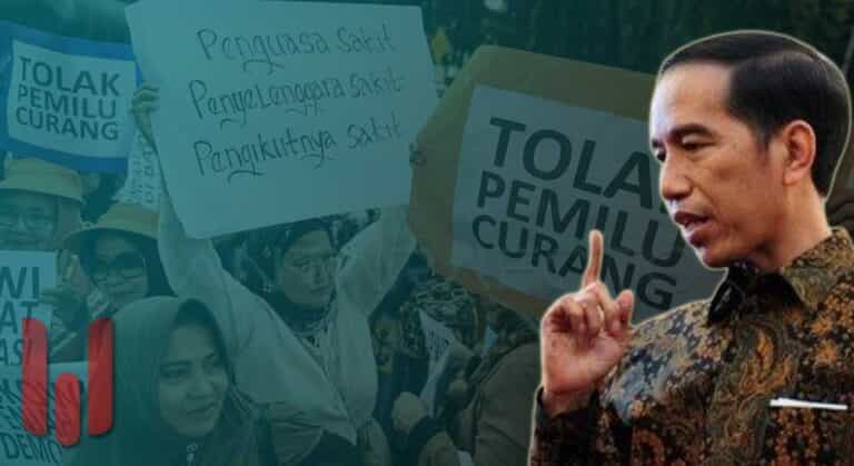 Pejabat yang digaji dari pajak dan pinjaman lewat negara yang kelakuan nge-bossy, bilangnya demo-demo itu cuma riak-riak saja