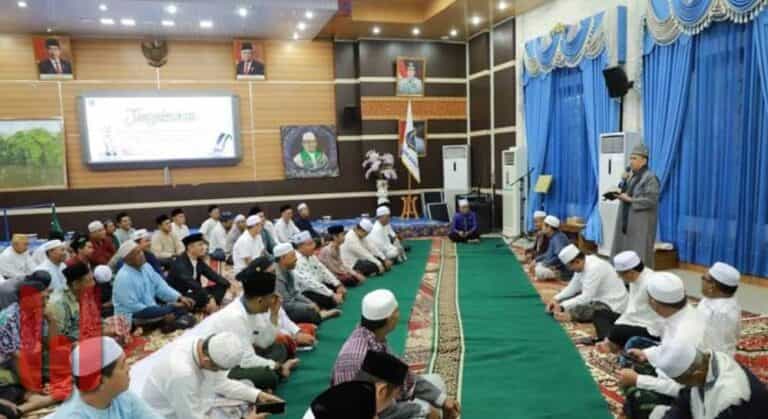 Pemerintah Kabupaten Tanjung Jabung Barat (Pemkab Tanjabbar), menggelar Tasyakuran menyambut datangnya Bulan Suci Ramadhan 1445H