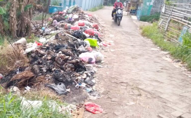 Warga Keluhkan Sampah Bau Busuk Dibiarkan Menumpuk Di Pinggir Jalan Utan Kenanga