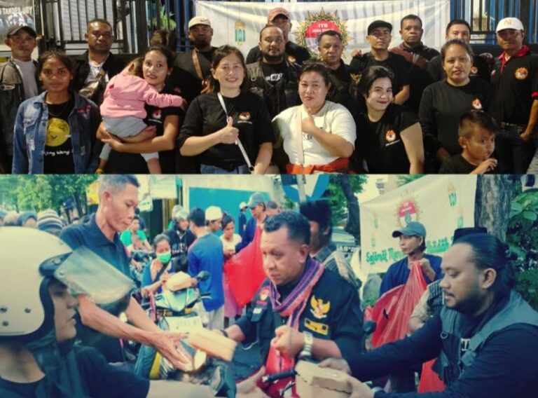 Toleransi Antar Umat Beragama, Indonesia Timoer Bersatu Gandeng Jurnalis KJJT Bagikan Takjil