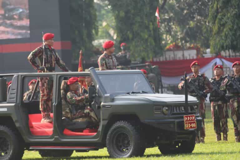 Panglima TNI Pimpin Upacara HUT ke 72 Kopassus