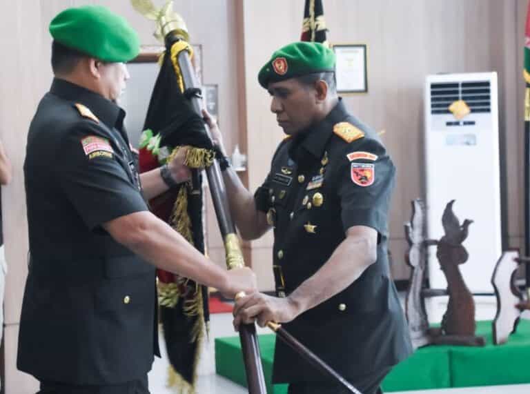 Pangdam XVI/Pattimura Pimpin Sertijab Danrem 151/Binaiya Brigjen TNI Antoninho Rangel Da Silva