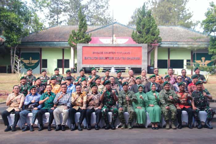 Super Riung Mungpulung Pertama Sepanjang Sejarah, Syukuran HUT ke 72 Yonif 330 Berlangsung Meriah