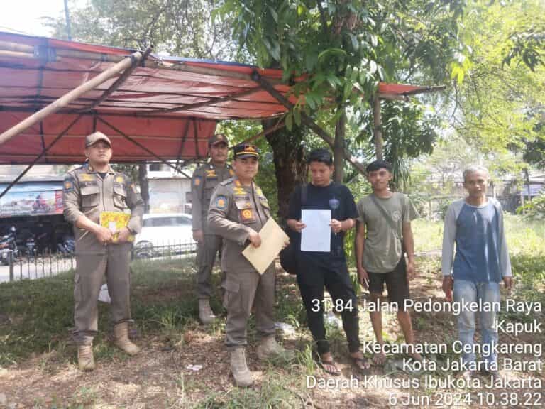 Jajaran Satpol pp kecamatan cengkareng