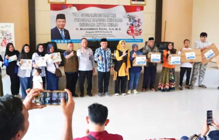 Muhammad Rizal DPR RI Sosialisasi KIE Bangga Kencana BKKBN di Kabupaten Tangerang 