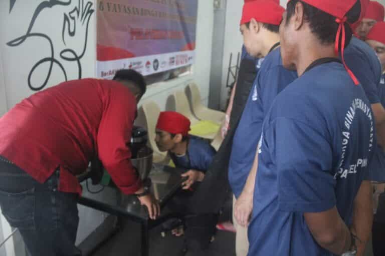 Warga binaan lapas kelas 1 cipinang