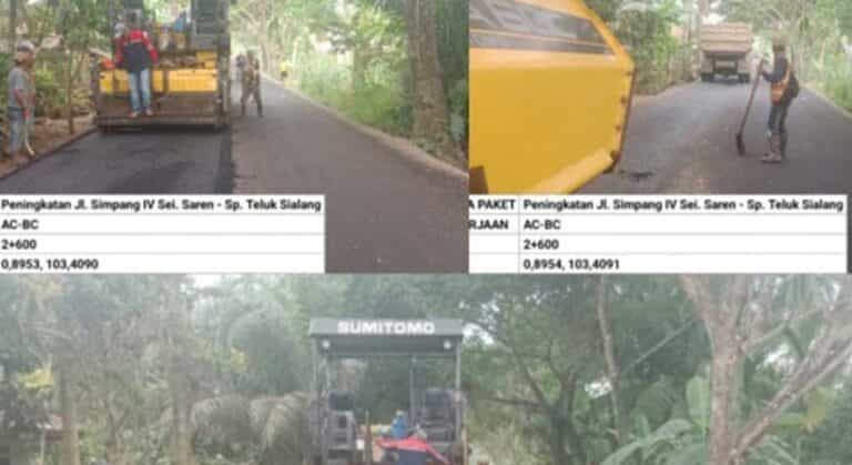 Perbaiki akses jalan menuju pelabuhan nasional Roro di Kualatungkal. Pemkab Tanjab Barat alokasikan melalui sumber dana APBD perubahan
