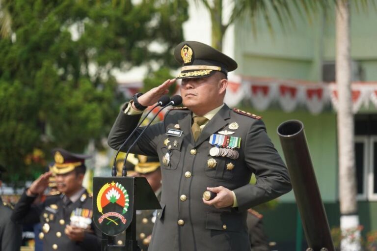Danrem 071/Wijayakusuma Pimpin Upacara Puncak HUT ke 79 TNI tahun 2024
