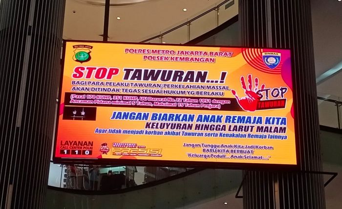 Polsek Kembangan Gencarkan Kampanye Anti Tawuran di Sekolah dan Pusat Keramaian