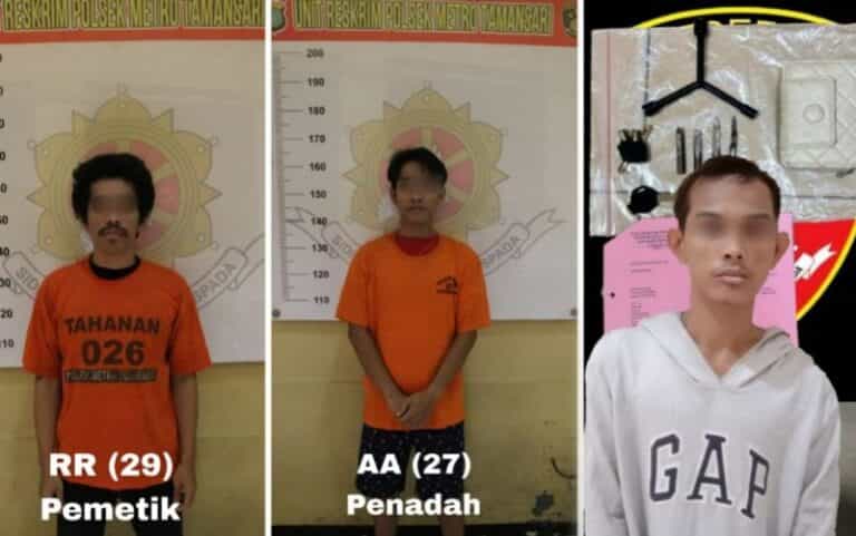 Dua Kasus Curanmor Terungkap di Tamansari, Polisi Amankan Tiga Pelaku