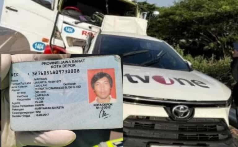 Selamat Jalan Sahabatku Marwan Reporter TV One, Kecelakaan Maut Tol Pemalang