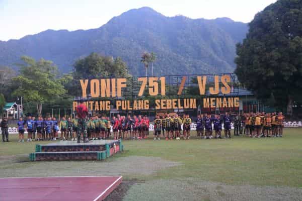 Yonif 751/VJS Laksanakan Uji Petik Kemampuan Prajurit, Persiapan Menghadapi Batalyon Tangkas 2025