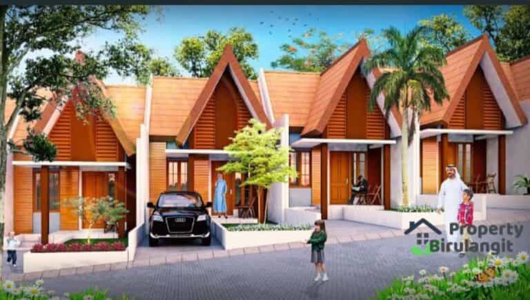 Ilustrasi perumahan clhstef baros city view bandung