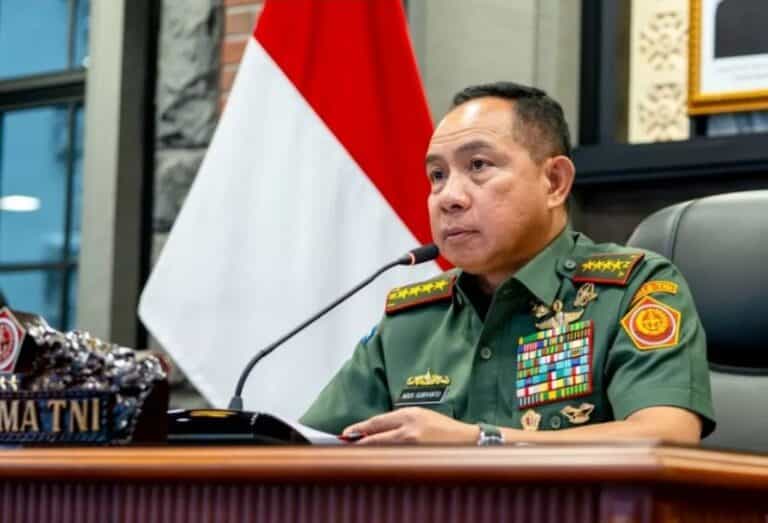 Panglima TNI Pimpin Rapat Vicon Perkembangan Situasi Di Wilayah Satgas TNI MONUSCO