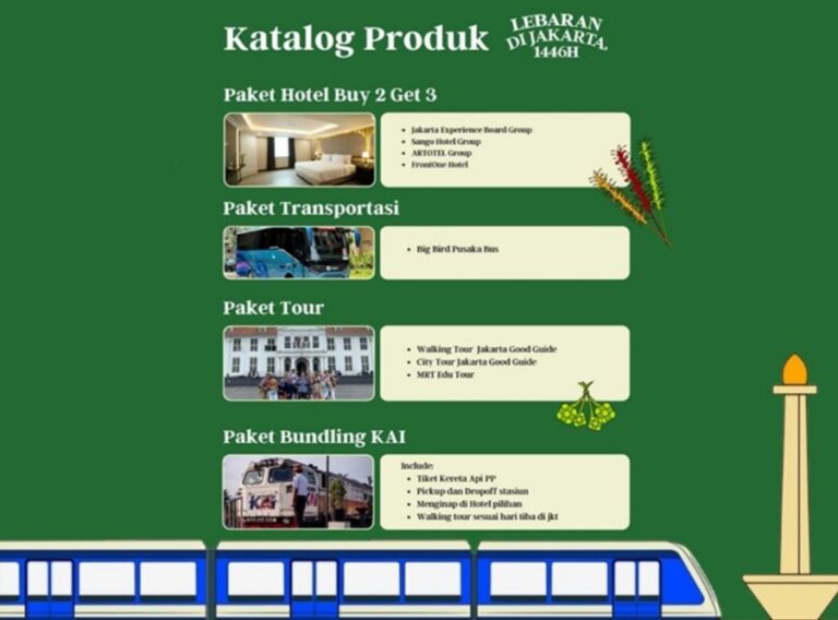Parekraf DKI: Program ‘Lebaran di Jakarta’ Tawarkan Promosi dan Paket Wisata Menarik