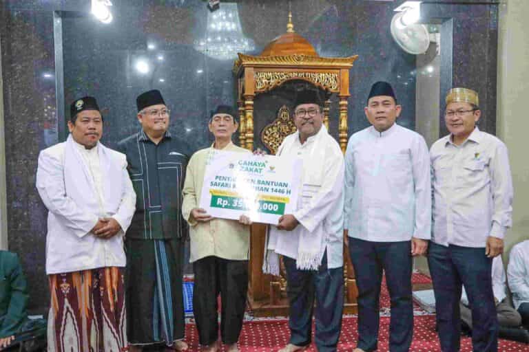 Safari Ramadhan, Wagub Rano Kunjungi Masjid Jami’ Almuaawanah