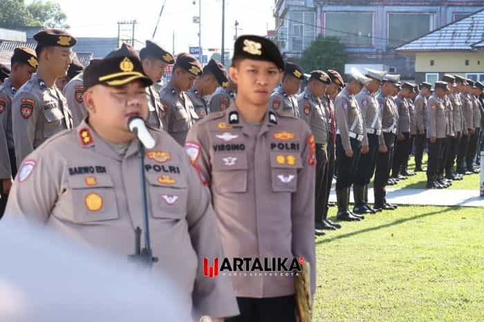 Hari Buruh Internasional, Kapolres Belitung Pimpin Apel Siaga dan Patroli Kamtibmas