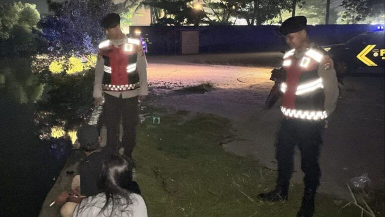 Patroli Malam KRYD, Sat Samapta Jaga Stabilitas Kamtibmas di Wilayah Belitung