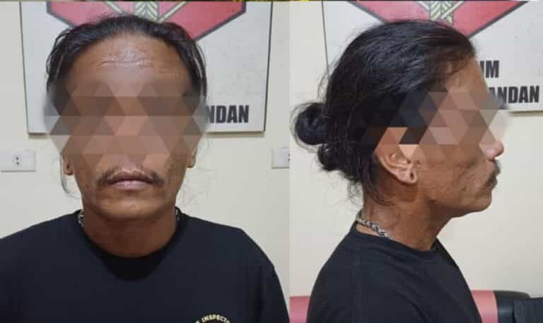 Sat Reskrim Polres Belitung Amankan Pelaku Dugaan Pengerusakan