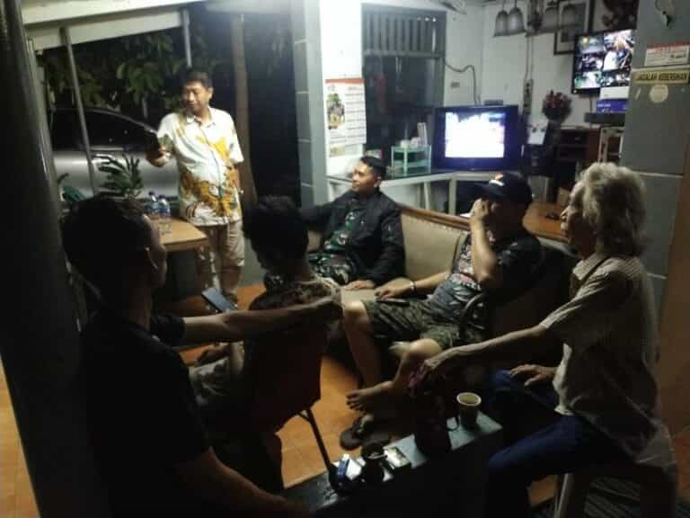 Siskamling dan Sambang Dialogis, Ini Arahan dan Himbauan Babinsa Pelda Arief W