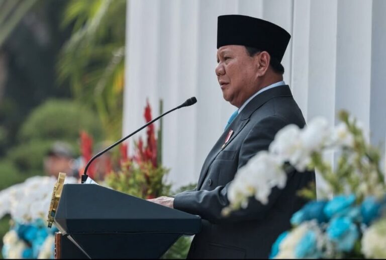 Prabowo Peringatkan Koruptor Akan Ditindak Tanpa Pandang Bulu