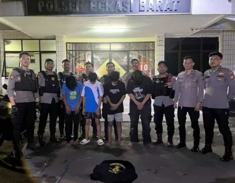 Berhasil Dicegah: Polisi Ringkus Geng Remaja “Kampung Stres” Hendak Tawuran di Cikunir