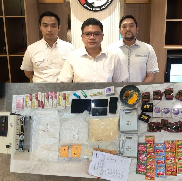Polres Metro Jakbar Bongkar Clandestine Lab Happy Water di Apartemen Cengkareng