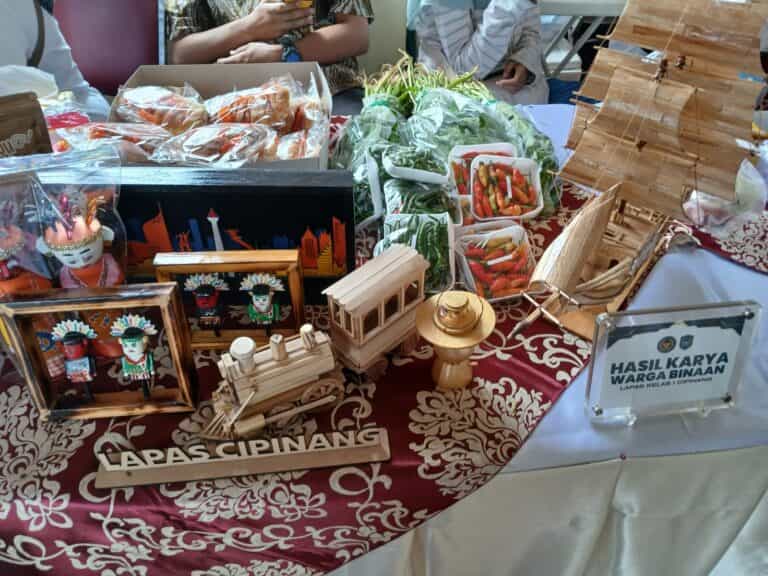 Hasil karya warga binaan lapas kelas 1 Cipinang