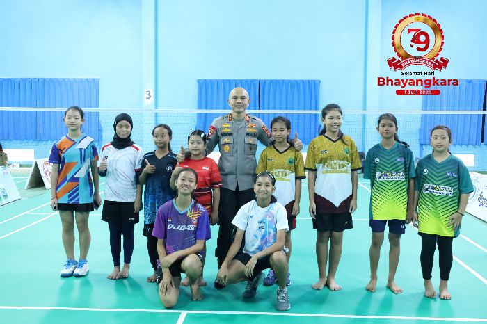 Buka Kejuaraan Badminton Bhayangkara Cup 2025, Kapolda Babel Optimis Bisa Cetak Pebulutangkis Hebat