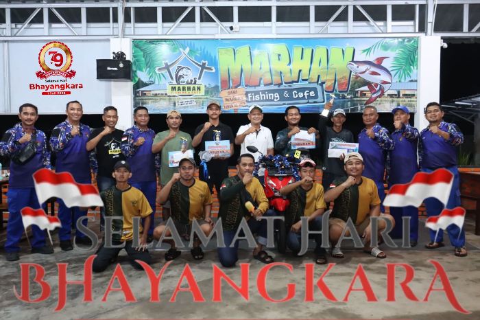 Polres Belitung Gelar Lomba Mancing Meriah Sambut Hari Bhayangkara ke 79