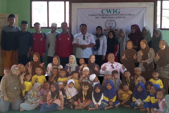 Dukung Prioritas Presiden, CWIG Gelar Program MBG Gratis Pertama di Lampung