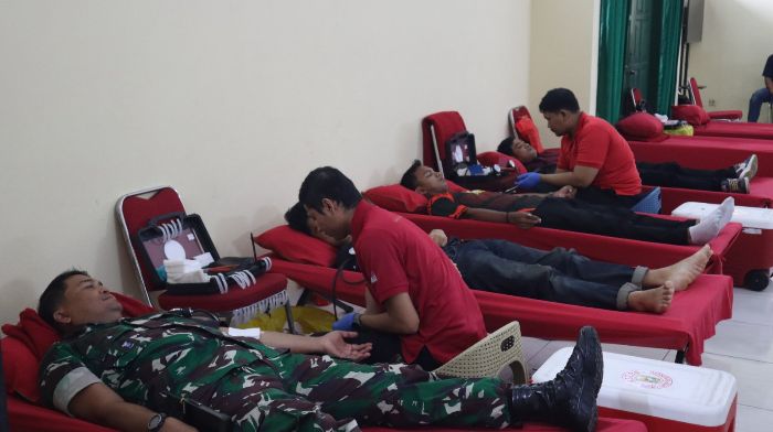 Kodim 0504/Jakarta Selatan Gelar Donor Darah Bersama RSPAD Gatot Soebroto