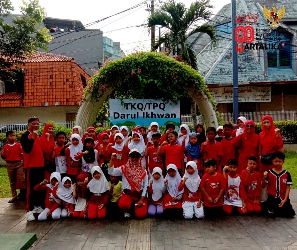 Meriahnya Peringatan Kemerdekaan RI ke 80 di TKQ/TPQ Darul Ikhwan Jakbar
